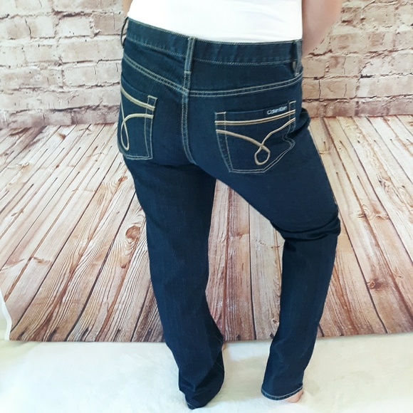 Calvin Klein Skinny Blue Jeans - Picture 4 of 6
